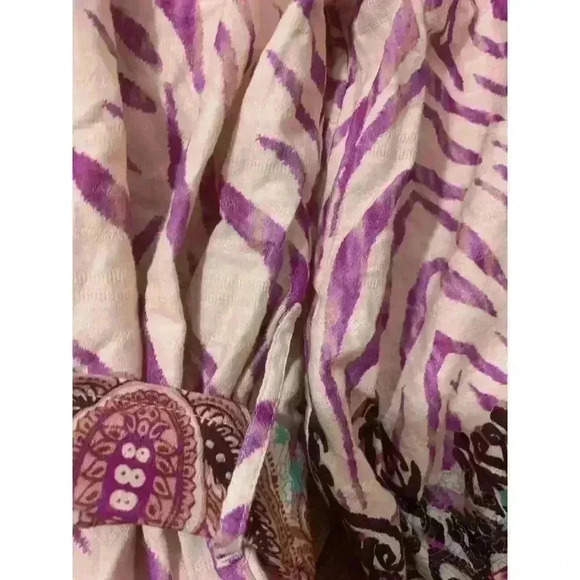 Inc Inter Concepts Luxe Boho Paisley Zebra‎ Tie-Waist Mini Dress Small TORN - Picture 14 of 16